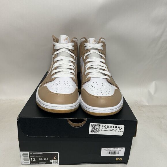 Nike Shoes Air Jordan 1 Mid Retro “Hemp/Tan Gum” 2024 main image 7